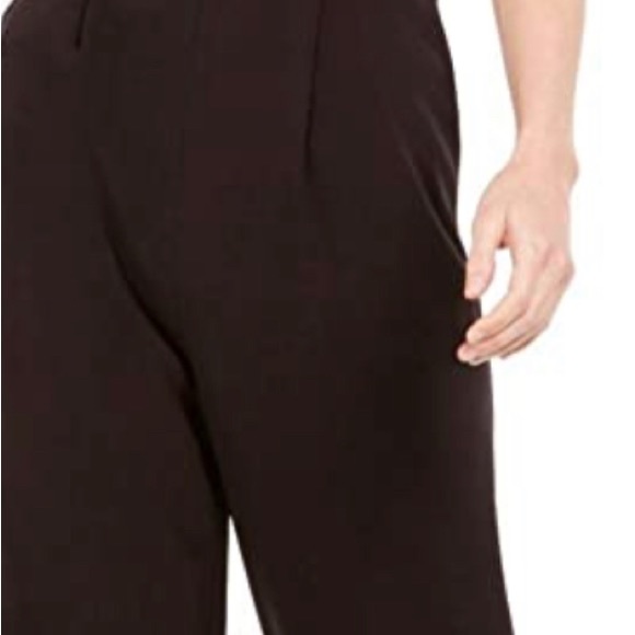 Vince Camuto Wide-Leg Long V-Neck Jumpsuit 🤍🖤 with Satin Neck & Waist 🤍🖤 - Picture 3 of 7